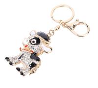 Amosfun Porte-clés Décoratif en Alliage 3 Blanc Pendentif Vache Scintillant, Accessoire Créatif pour Paquet et Clés, Présent Original pour Voiture et Décoration Féminine