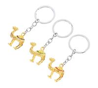 Amosfun Porte-clés Pendentif de Chameau, Breloque en Alliage de Zinc, Lot de 3 Pièces, Compact et Pratique pour Paquet, Présent de Fête