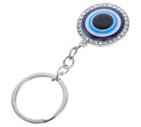 Amosfun Porte-clés Yeux Bleus Porte-clés Chic Porte-clés Oeil Du Diable Porte-clés Oeil Bleu Pendentif Porte-clés Suspendu Décor Porte-clés Mauvais Œil Bleu Alliage De Zinc