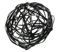 Amosfun Porte-fleurs en Alliage D'aluminium Noir, Filet Déformable et Souple pour Fixation des Fleurs, Accessoire pour Compositions Botaniques en Magasins et Cafés