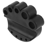 Amosfun Porte-gobelets pour Salon de Tatouage Noir en Plastique Résistant 8 Compartiments Multifonctions pour Encre et Pigments, Support Pratique et Portable pour Matériel Tatouage