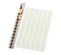 Amosfun Porte-marqueurs en Stéatite Rond avec Stylo de Soudage et 6 Recharges, Crayon de Marquage pour Acier, Aluminium et Fonte, Outils et Accessoires de Soudage pour Usage Industriel