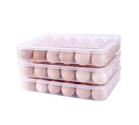 Amosfun Porte-oeufs Pour Réfrigérateur Casier à Oeufs Coquetier Couvert Conteneur D'oeufs Support De Plateau D'oeufs Gardien D'oeufs Plateau à Œufs Pour Réfrigérateur Réutilisable