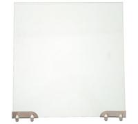 Amosfun Porte Vitrée de Rechange pour Machine à Saucisses 24 X 25 CM en Verre Trempé Résistant à la Chaleur Joint Étanche Accessoire Compatible pour Appareils Hot-Dog Professionnels et