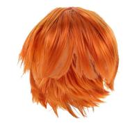 Amosfun Postiche Courte de Cosplay Design Réaliste en Fibre Haute Température et Coiffure Unique Confortable à Porter pour Fêtes Festives et Cosplay Quotidien
