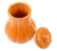 Amosfun Pot En Céramique En Forme De Citrouille Avec Couvercle Hermétique Pot De Stockage Pour Thé Bonbons Et Épices Mini Boîte De Rangement Créative Pour Cuisine Et Décoration