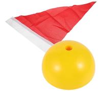Amosfun Poteau D'entraînement de Football Drapeau, Base Abs à Eau