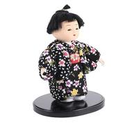 Amosfun Poupée Japonaise Kawaii Figurine Décorative en Kimono 15 CM Matériaux Solide pour Bureau Maison et Décoration