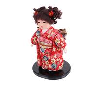 Amosfun Poupée Japonaise Kimono Unique Décoration Fait Main pour Table Poupée de Style Couleur Aléatoire