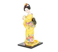 Amosfun Poupée Kimono Japonaise Décoration Intérieure Ornement De Bureau Style Geisha Décoration De Restaurant