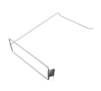 Amosfun Présentoir à Ongles en Métal Blanc Base Élargie et Épaissie, Design Vertical Multicouche Moderne pour Salons et Expositions, Rangement Ajustable et Gain de Place