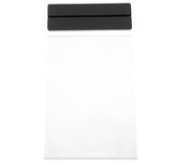 Amosfun Présentoir de Table en Acrylique Robuste Cadre Coulissant, Porte-plaque Nominative Transparent pour Affichage Professionnel au Bureau ou Événements