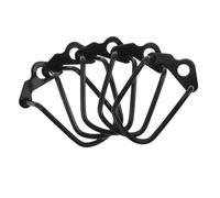 Amosfun Protège-dérailleur Arrière de Vélo 5 Pièces en Alliage de Zinc Noir