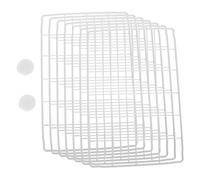 Amosfun Rack de Rangement de congélateur Diviseur de Maille de pour congélateur partition de Rangement de Cuisine séparateur de réfrigérateur cloison Blanche