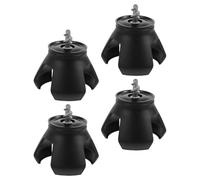 Amosfun Récupérateur de Balles de Golf Léger en Plastique 4pcs Pince à 3 Branches pour Ramassage sur Terrains de Golf et Tournois