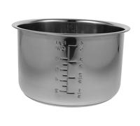 Amosfun Remplacement Cuve Intérieure pour Cuiseur à Riz 4L Marmite Antiadhésive en Acier Inoxydable 304 Accessoire pour Cuiseur Électrique Cuisson Uniforme Pièce la Cuisine