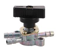 Amosfun Robinet D'essence du Réservoir en Métal pour Atv et Dirt Bike Mécanisme D'arrêt Rapide, Résistant la Corrosion, pour Activités Extérieures Exigeantes