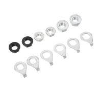 Amosfun Rondelles de Sécurité pour Axe Vélo M8 M9.5 M10 Acier au Carbone