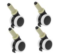 Amosfun Roues Universelles en Plastique pour Chaise Haute Bébé, 4 Pièces, Déplacement Facile et Robuste, Accessoires pour Meubles et Chaises Hautes en Salle à Manger Couleur Aléatoire