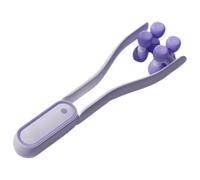 Amosfun Rouleau Visage pour Lifter et Raffermir le Double Menton V-shape en Abs et Pmma Appareil de Massage Facial Élégant pour Soin du Visage