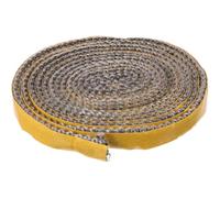 Amosfun Ruban Adhésif Joint de Poêle à Bois Auto-Adhésif Plat en Fibre de Verre 3 MM X 15 MM X 2 M Résistant Haute Température pour Porte de Cheminée et Insert de Poêle