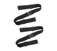 Amosfun Sangles de Sécurité Harnais 2 Points 2pcs pour Chaise Haute Bébé en Polyester Noir Usage Polyvalent pour Restaurant et Voyages en Famille