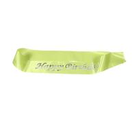 Amosfun Sash Anniversaire pour Femmes Écriture Ceinture Festive Happy Birthday Décoration pour Anniversaire