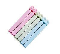 Amosfun Scelleur Alimentaire Clips de Scellage Réutilisables en PP Lot de 15 Pince à Aliments Frais Pratique et Compacte pour Paquet Plastiques et Poudre de Lait