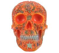 Amosfun Sculpture De Crâne Halloween Squelette Ornement De Bureau De Maison Fantôme Décor De Crâne Masque Déguisements Ornements De Crâne Crânes pour La Décoration Crâne Réaliste Résine