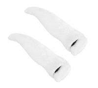 Amosfun Serrage-tête Oreilles de Cerf Blanc Factices, 1 Paire D’accessoires de Coiffure Soi-même pour Décoration Capillaire de Fête de Noël, Accessoire de Coiffe de Déguisement Créatif