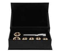 Amosfun Set D'embouchures pour Trompette en Laiton Léger, Accessoire Multi-usage pour Répétitions de Groupe et Bars, Différentes Couleurs Incluses