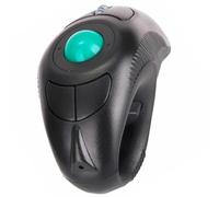 Amosfun Souris à Boule de Commande sans Fil 2.4g Portable Noire en Plastique Forme Dauphin 5 Boutons 1000dpi 2.4ghz pour Utilisateurs D'ordinateurs Portables