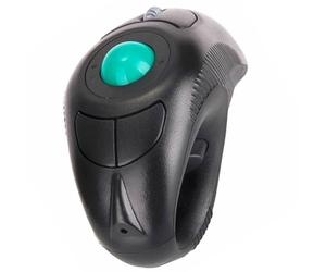 Amosfun Souris à Boule de Commande sans Fil 2.4g Portable Noire en Plastique Forme Dauphin 5 Boutons 1000dpi 2.4ghz pour Utilisateurs D'ordinateurs Portables