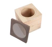 Amosfun Speaker Box Solid Wood Audio Enclosure for Vehicle Sound System Upgrade with Vibration Reduction and Easy Installation