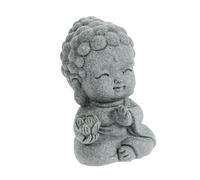 Amosfun Statue Bouddha Décor Aquarium Figurine pour Maison et Jardin Sculpture Miniature avec Base Stable Ornement Spirituel pour Paysage Aquatique et Décoration Intérieure