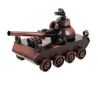 Amosfun Statue De Char Dassaut Unique Sculpture Décorative Modèle De Char Kit De Décoration en Fer pour La Maison Et Le Bureau