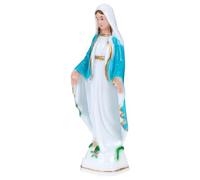 Amosfun Statue Religieuse Notre Dame de Grace - Décoration Lumineuse - Catholique - Marie, Bénédicte, Mère Vierge - Figurine commémorative pour la fête des mères - Décoration de Table