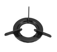 Amosfun Support de Casserole Antidérapant en Fer Noir Structure Stable, Grille de Cuisson Créative pour Poêles et Wok Cuisine