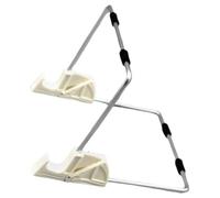 Amosfun Support de Tableau Blanc Effaçable à Sec Portable en Alliage D'aluminium, Support de Bureau Réglable Petit Format, Pied Pliable Polyvalent pour Tablette et Écran - Maison, Bureau