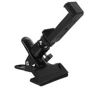 Amosfun Support de Téléphone de Bureau Portable Clip en Caoutchouc et Abs, Haute Durabilité, pour Bureau et École, Couleur Noire Style Aléatoire