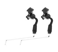 Amosfun Support de Téléphone pour Saxophone et Trompette 2pcs Pince Porte-partitions Réglable en Abs et Acier Inoxydable, Accessoire pour Musiciens en Performances