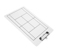 Amosfun Tableau de Stratégie Effaçable pour Tennis et Hockey, Surface Réinscriptible Non Magnétique, pour Entraînements et Compétitions