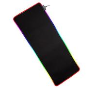 Amosfun Tapis de Souris RGB Lumineux Antidérapant, Clavier Bureau 90x40 Cm
