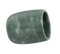 Amosfun Tasse à Thé Kung Fu en Pierre de Cristal Naturel 1 Pièce, Forme Droite, Couleur Vert Jade, Mug Multifonction pour Maison et Bureau, Service à Thé Chinois, Tasse Vintage