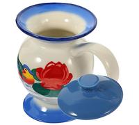 Amosfun Tasse Céramique Rétro Mug Old Fashion Design pour Thé pour Maison et