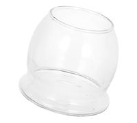 Amosfun Tasse d'eau de valeur Verre de cocktails de nouveauté verrerie bourbon Tobus de whisky drôle verres de whisky rotatif Cocktail Coffee Milk Glass Transparent