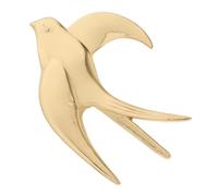Amosfun Tenture Murale D’hirondelle En Laiton Petite Décoration Murale Décoration e Arbre En Métal Décor De Moineau Art Art Décoratif En Métal En Golden