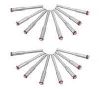 Amosfun Tige de Montage 3,175 Mm pour Meuleuse - Lot de 50 Porte-outils Rouges pour Disque à Tronçonner - Support de Mandrin pour Accessoires Abrasifs et Outils Rotatifs
