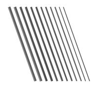 Amosfun Tiges de Réparation en Fibre de Carbone Solides 12 Pcs pour Canne à Pêche, Kit Multi-diamètres 10 Cm, Accessoire de Réparation pour Bricolage et Pêche en Eau Douce et Salée