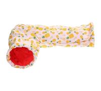 Amosfun Tunnel pour Cobayes et Maison de Cachette pour Lapins, Souple et Portable en Tissu Respirant Confortable Bordure Épaisse, pour Repos Sol des Petits Animaux